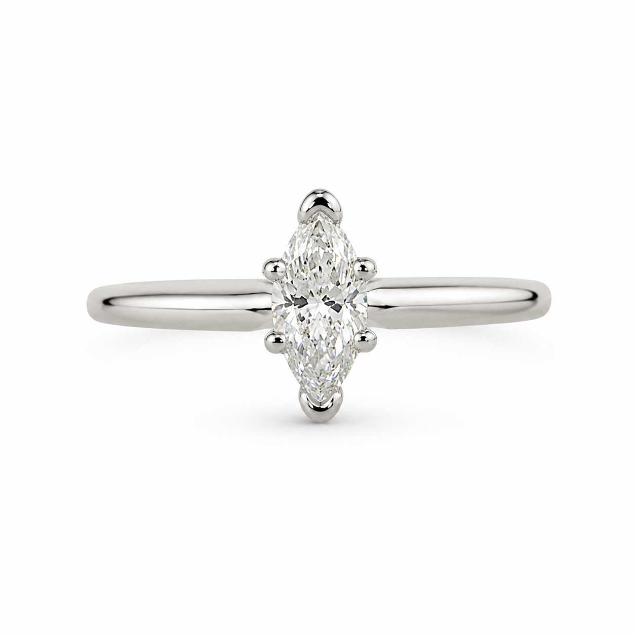 14KT White Gold 0.50 CTW Diamond Ring [K32H50]