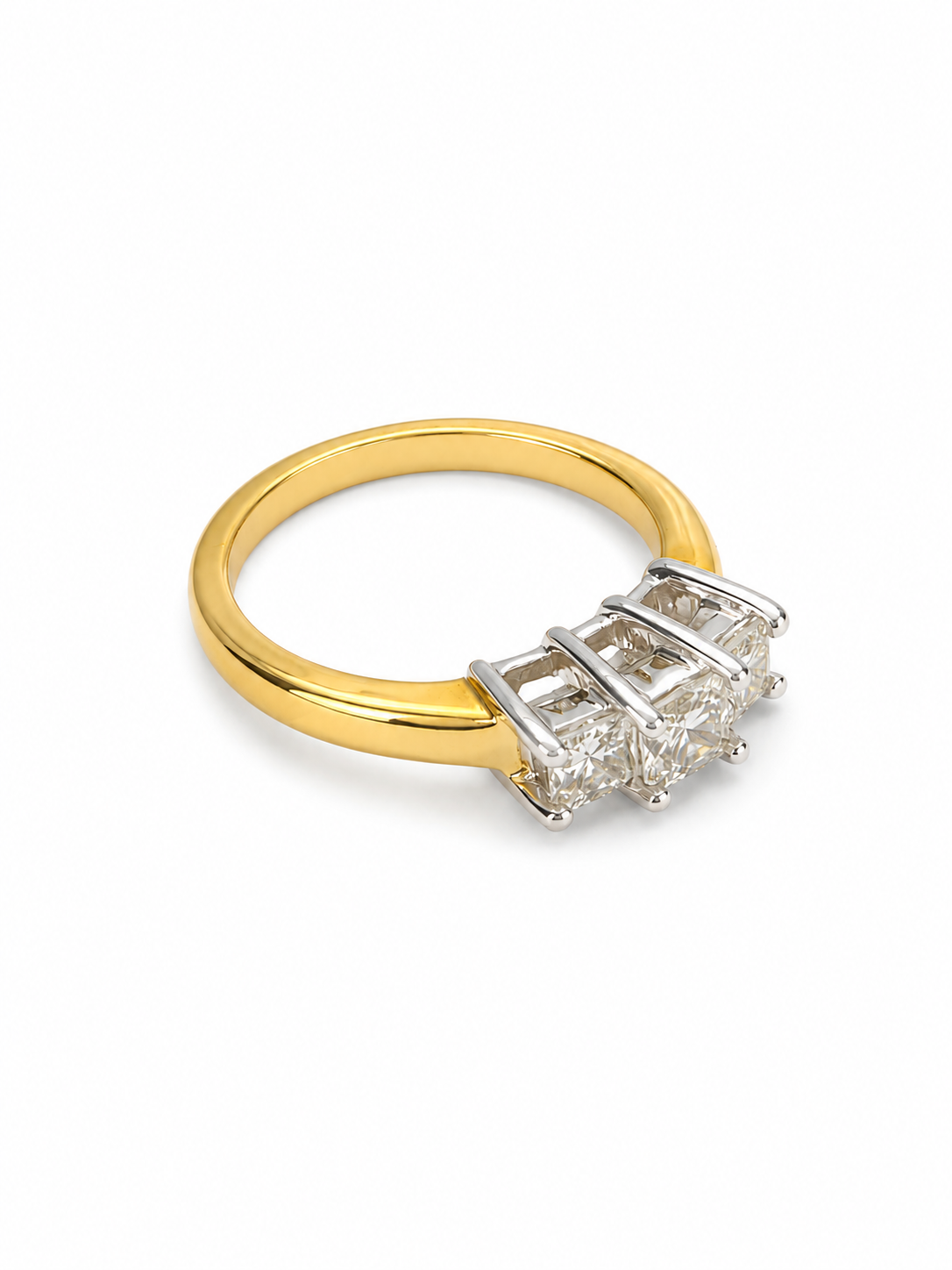 14KT Yellow Gold 0.95 CTW Diamond Ring [K75H00]