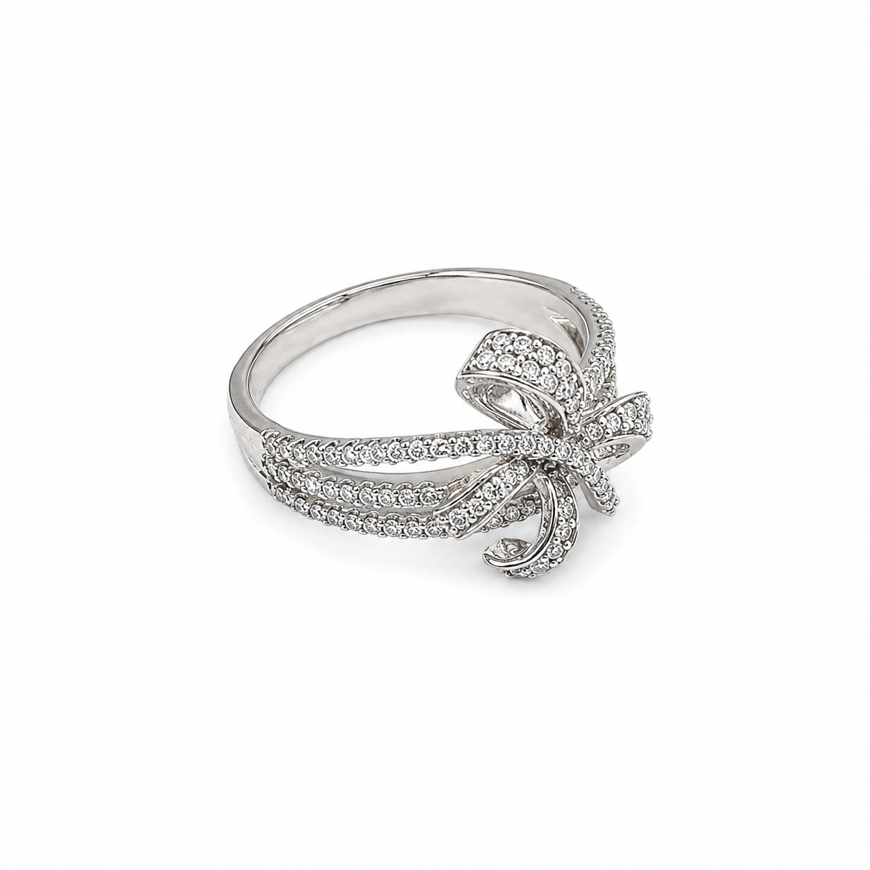Silver 0.25 CTW Diamond Ring [K3H00]