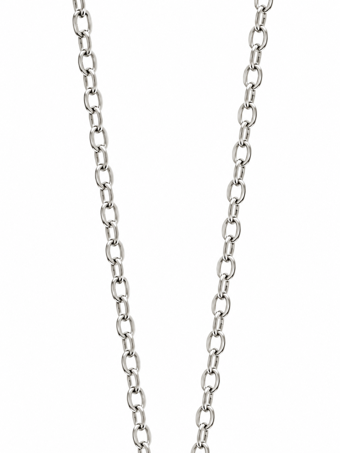 Sterling Silver 925 Cubic Zirconium Open Hearts Necklace