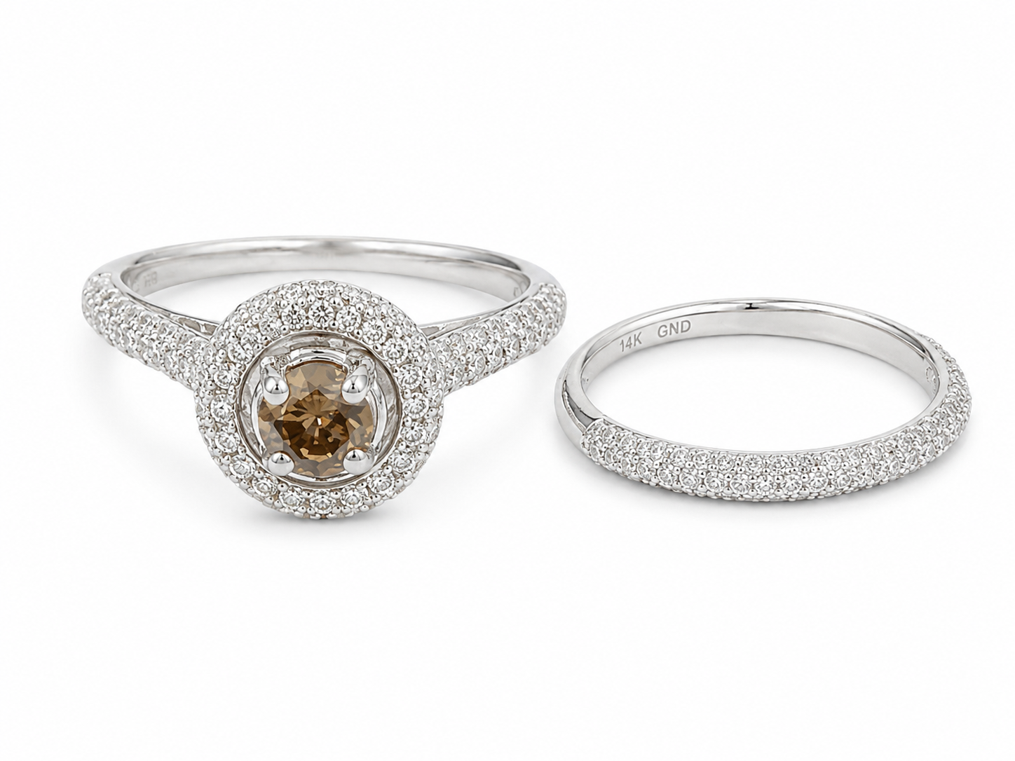 14KT White Gold 1.23 CTW Diamond Ring [K47H50]