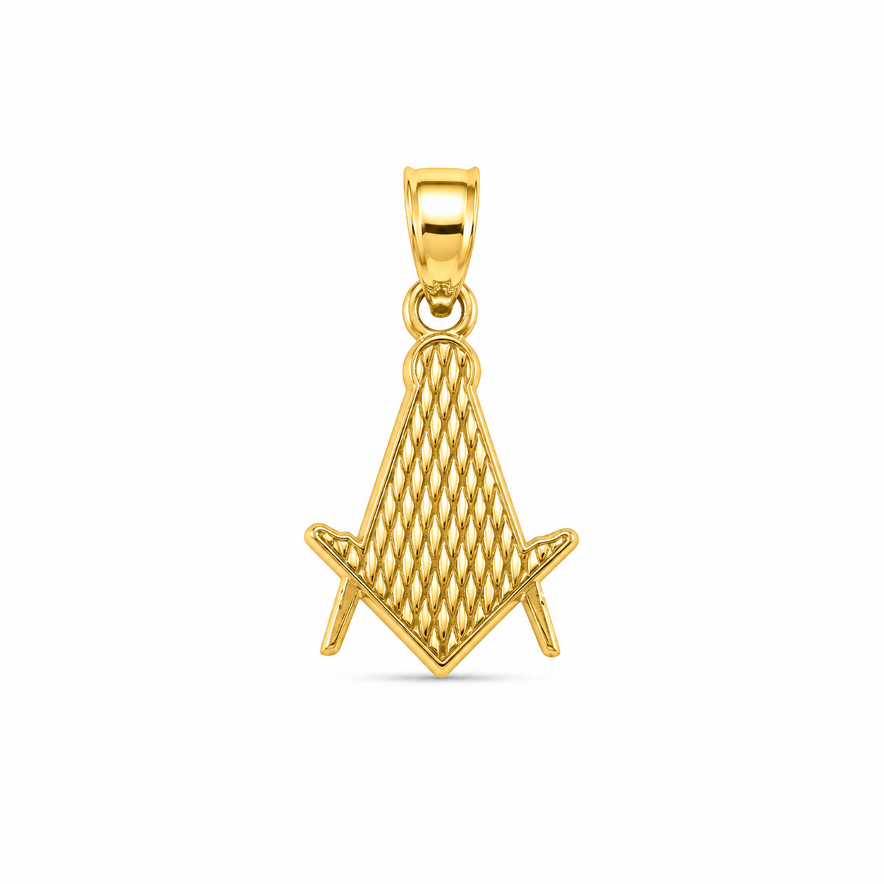 10KT Yellow Gold Masonic Pendant [A0B9]