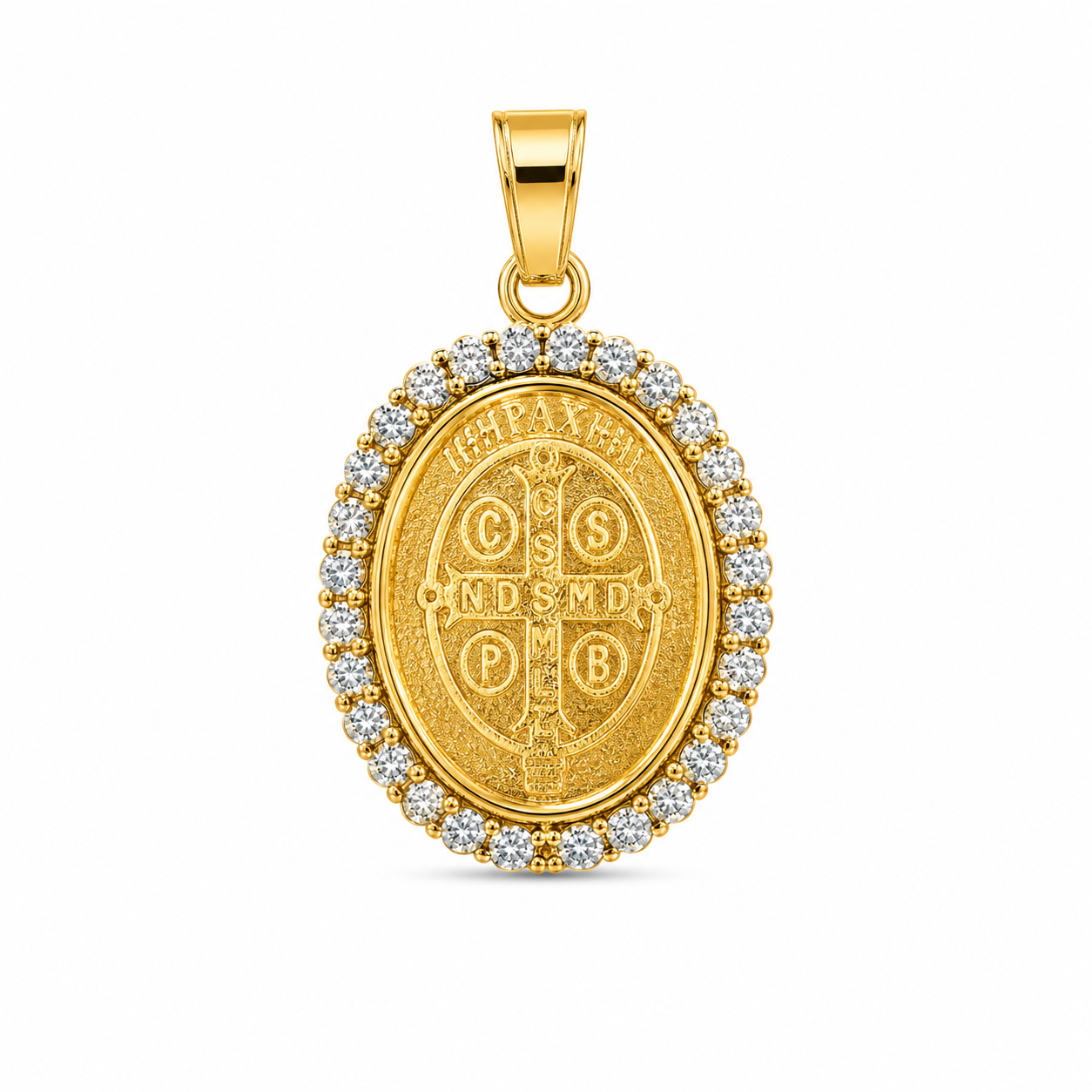10KT Yellow Gold St. Benedict Pendant [A1B1]