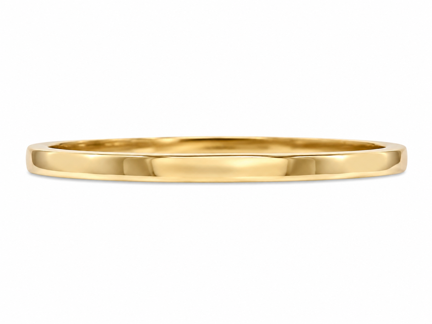 10KT Yellow Gold Plain Narrow Wedding Band [A1P1]