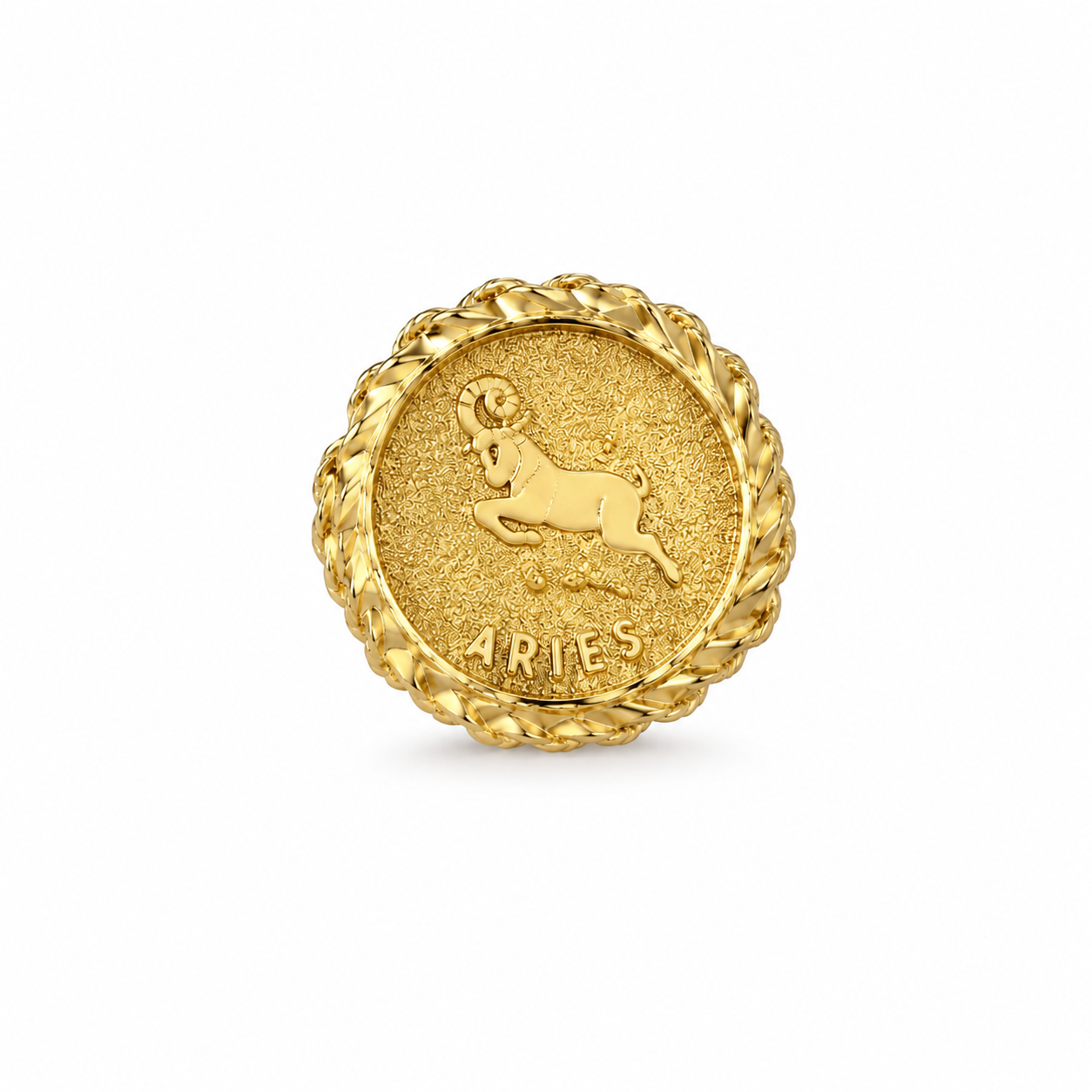 10KT Yellow Gold Aries Ring [A2P5]