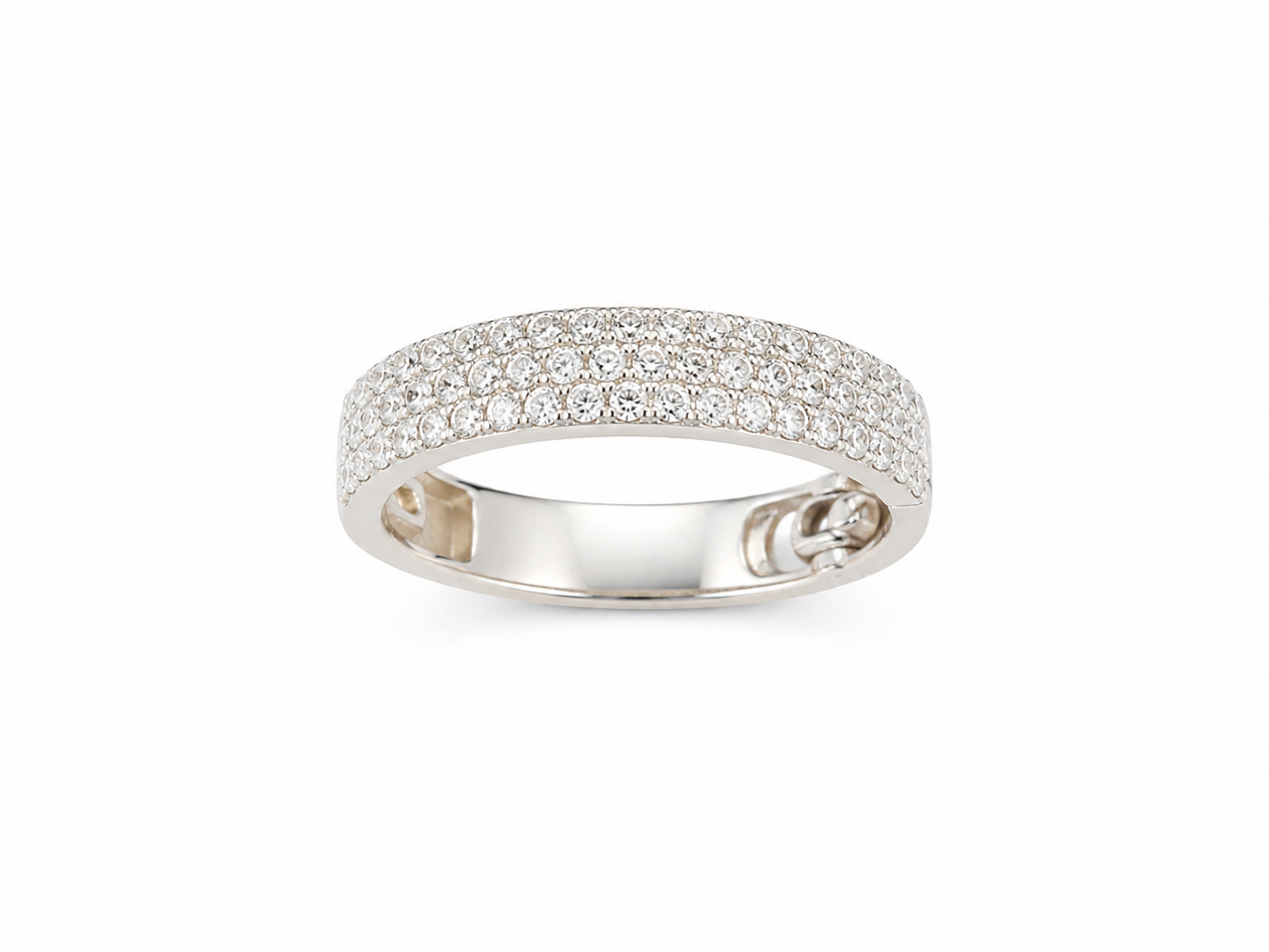 14KT White Gold 0.35 CTW Diamond Ladies Ring [K21H25]