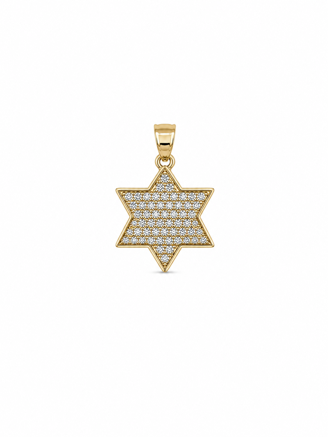 14KT Yellow Gold Star Pendant [A2B4]