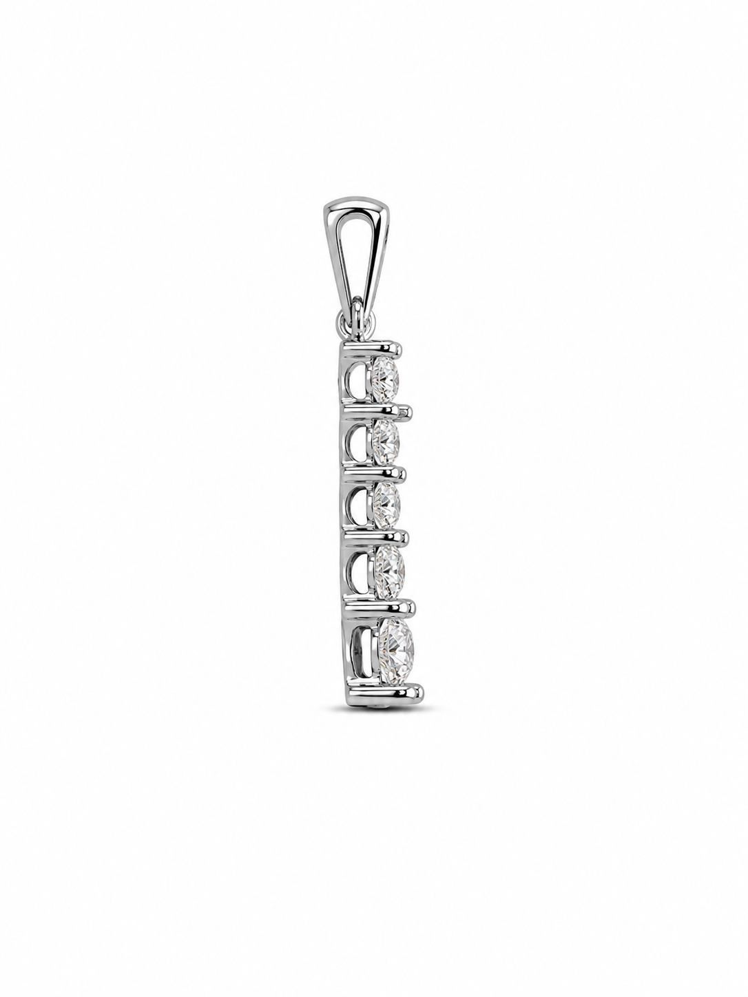 14KT White Gold 0.50 CTW Diamond Pendant [A1B3 - K16H75]