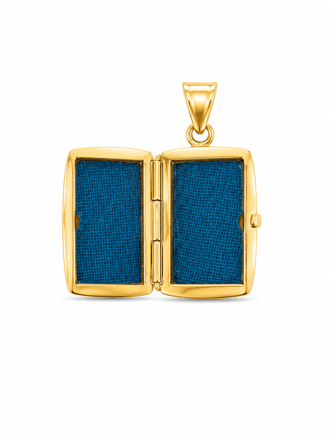 14KT Yellow Gold Diamond Cut Floral Locket Pendant [A4B5]