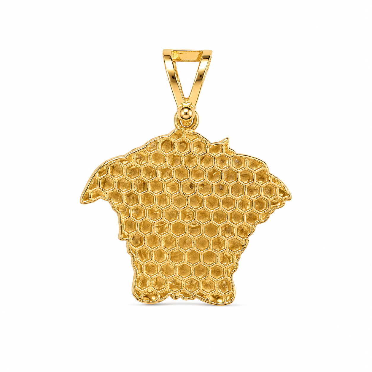 14KT Yellow Gold Medusa Pendant [A7B0]