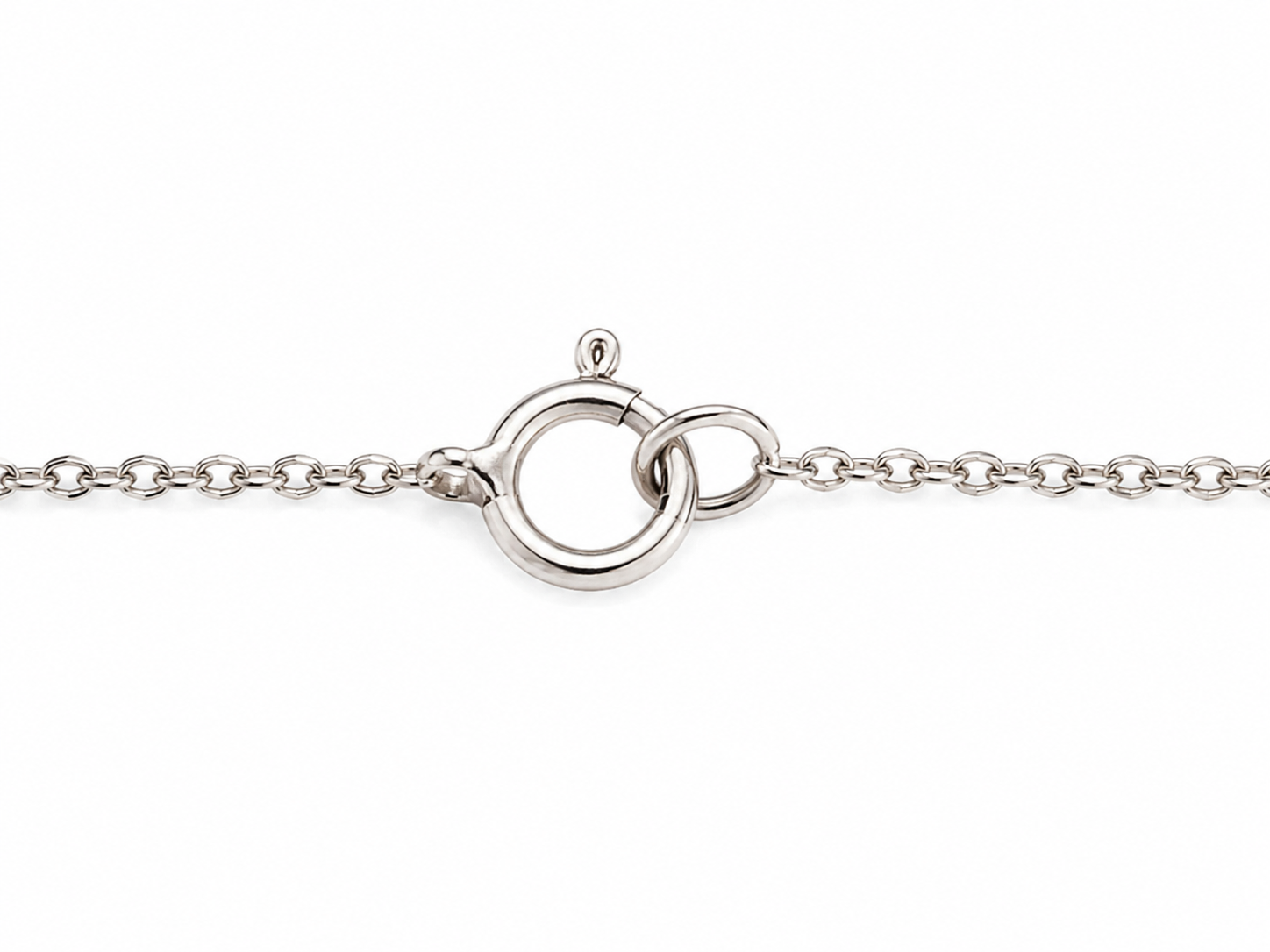 Sterling Silver Pave Style Cubic Zirconium Cross Necklace