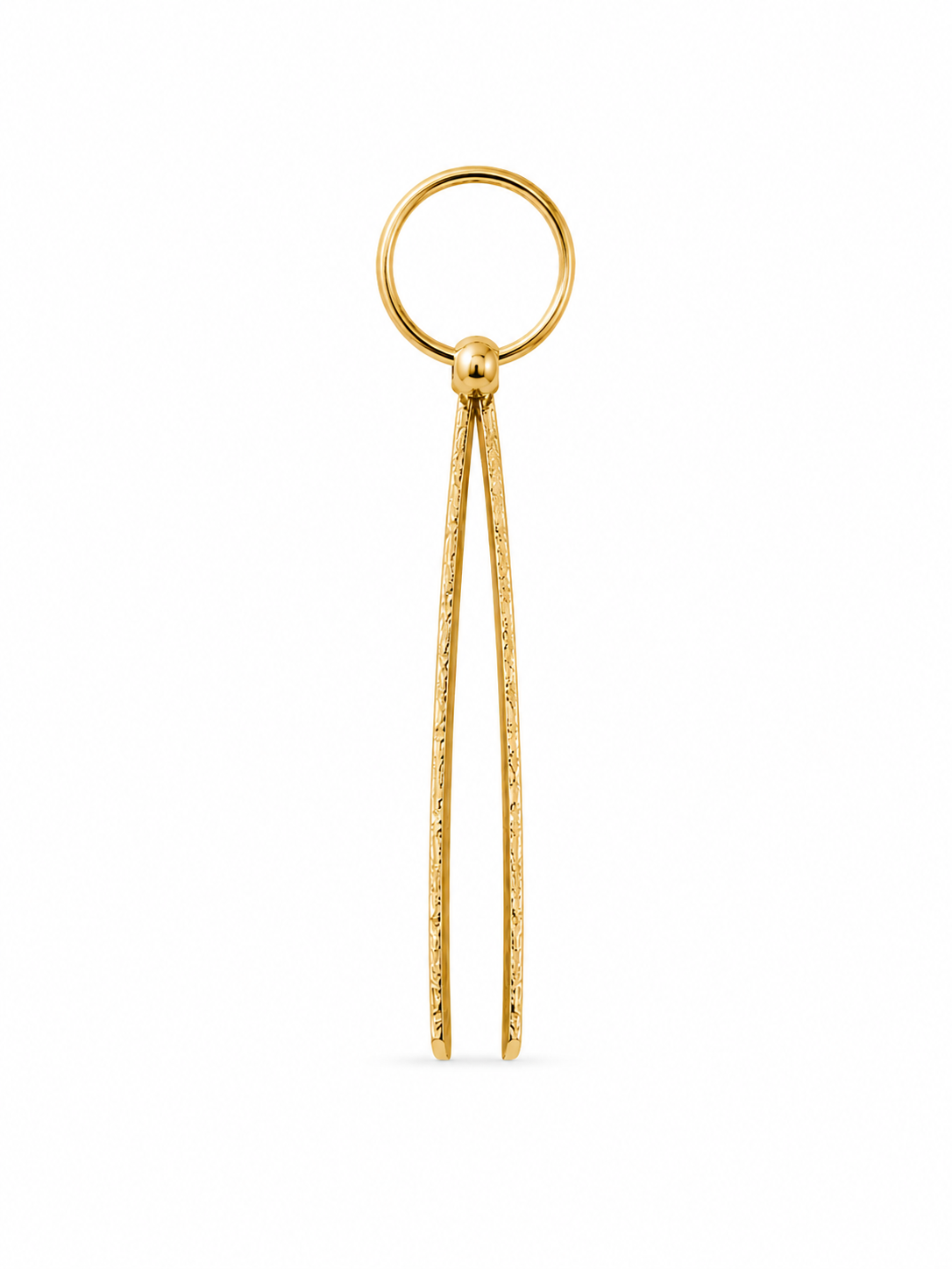 14KT Yellow Gold Designer Bezel Pendant [A13B6]