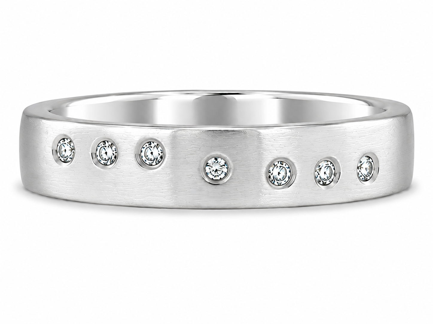 18KT White Gold .07 CTW Diamond Ring [A3B0 - K15H00]
