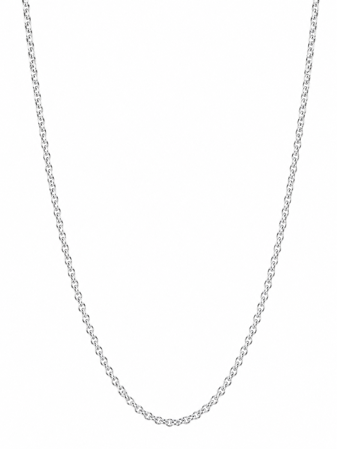 Sterling Silver 3 Vertical Charm Pave Style Cubic Zirconium Necklace