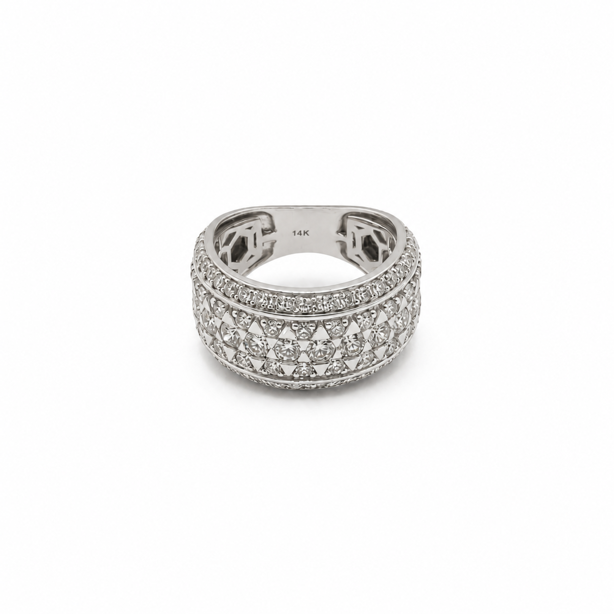 14KT White Gold Diamond Ring 2.25 CTW [K85H0S]