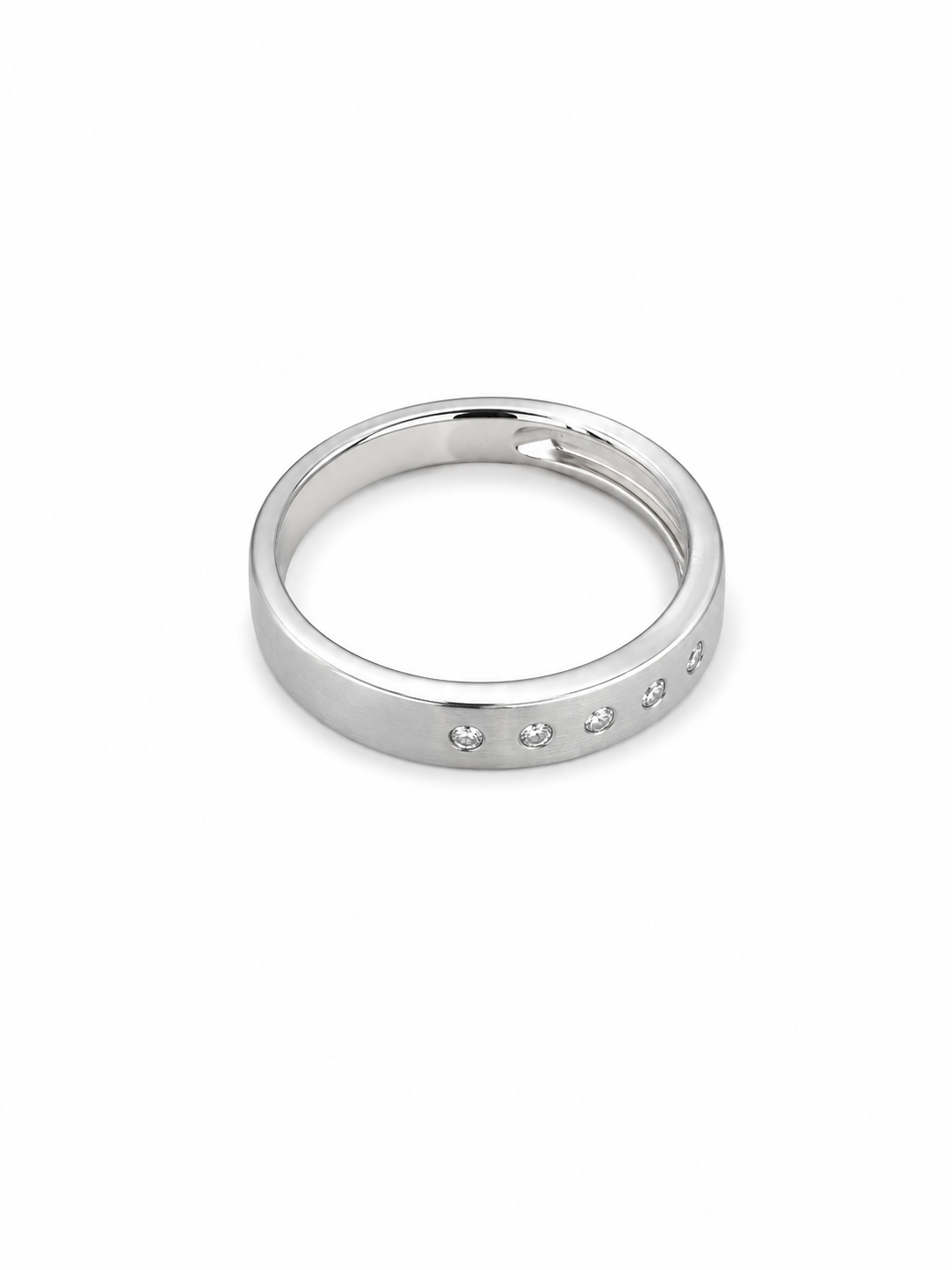 18KT White Gold .07 CTW Diamond Ring [A3B0 - K15H00]
