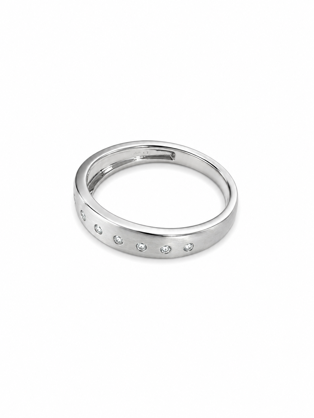 18KT White Gold .07 CTW Diamond Ring [A3B0 - K15H00]