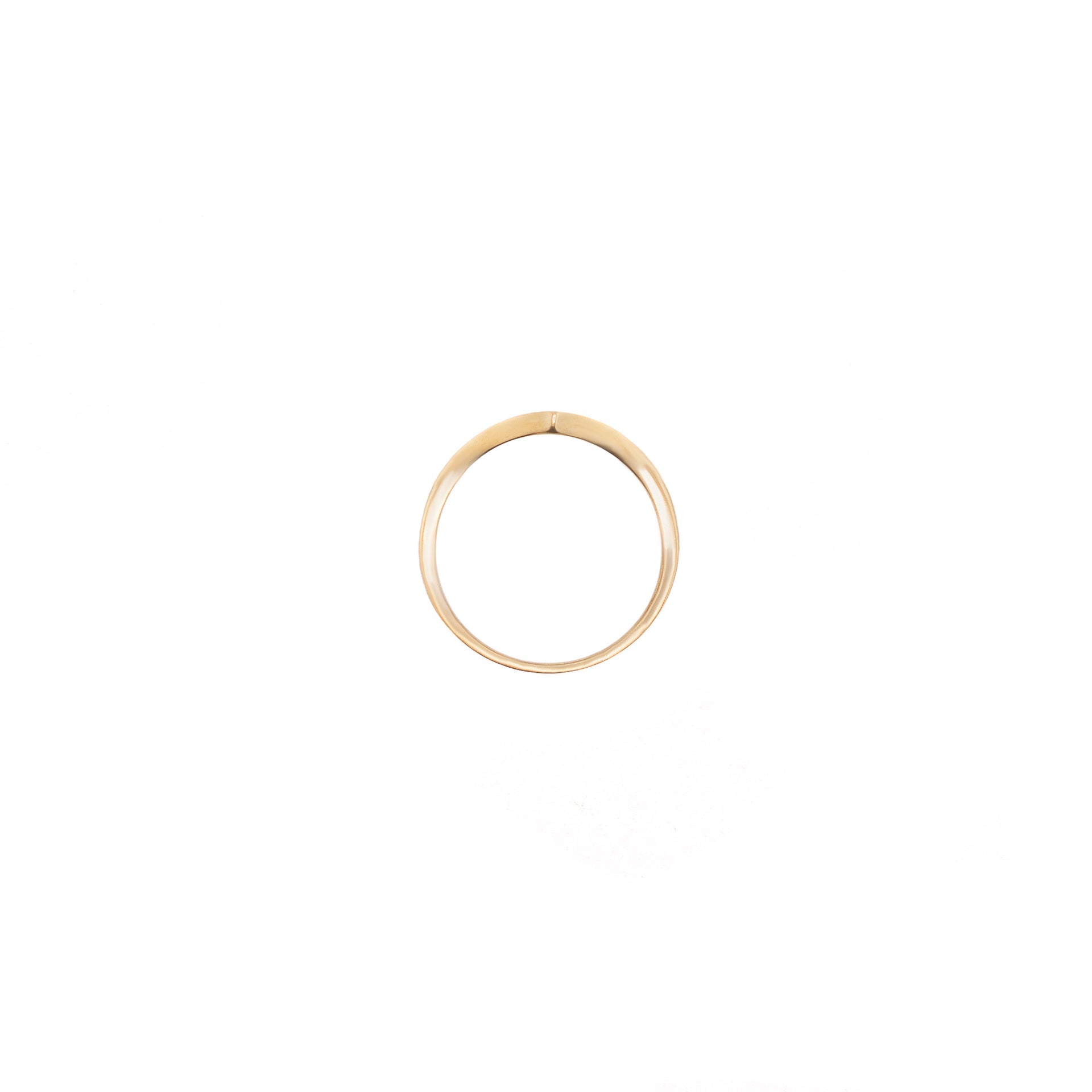 10KT Yellow Gold 0.10 CTW Diamond Ring [K6H00]