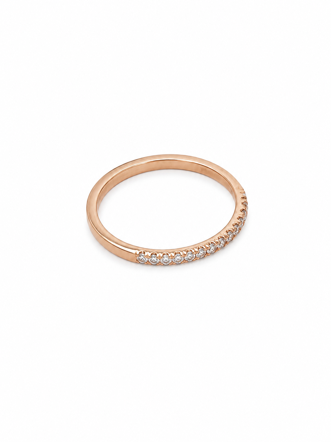 14KT Rose Gold 0.10 CTW Diamond Ring [K7H00]