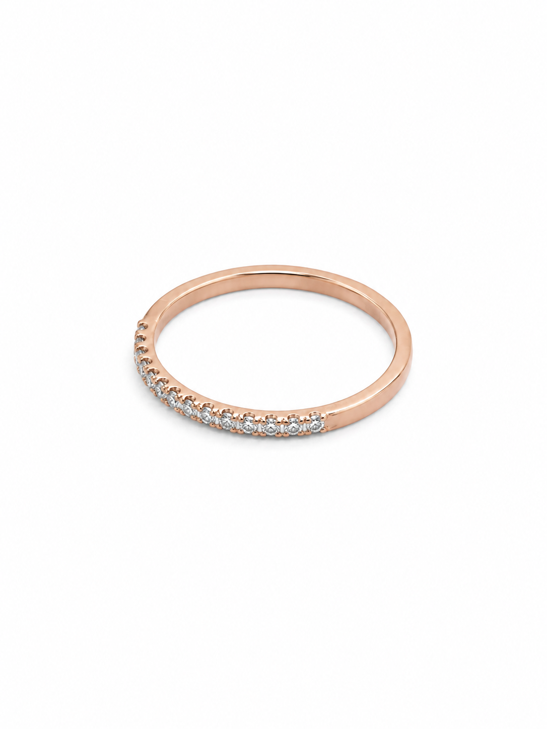 14KT Rose Gold 0.10 CTW Diamond Ring [K7H00]