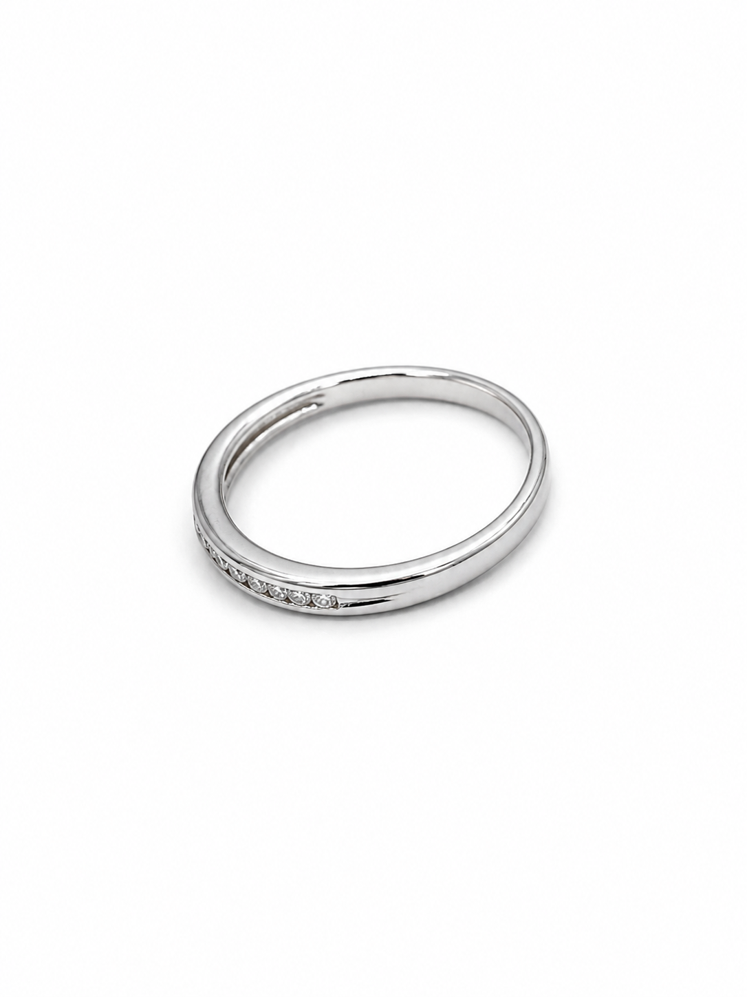 10KT White Gold 0.10 CTW Diamond Ring [A1B5 - K4H00]