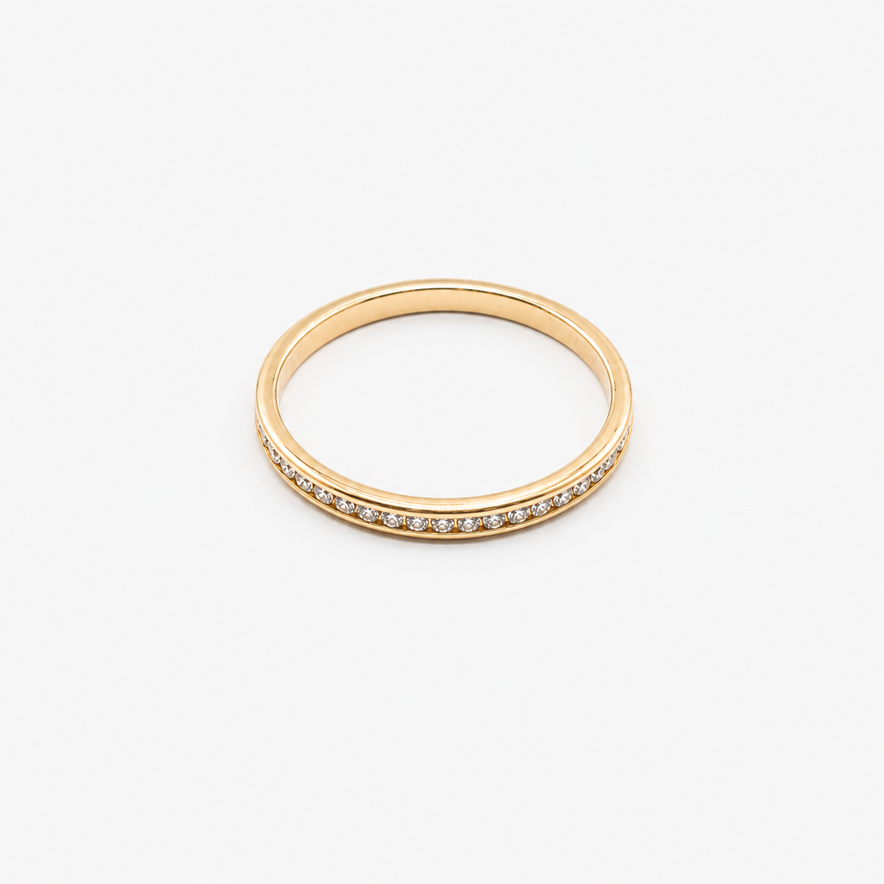 10KT Yellow Gold 0.10 CTW Diamond Ring [A1B2 - K7H50]