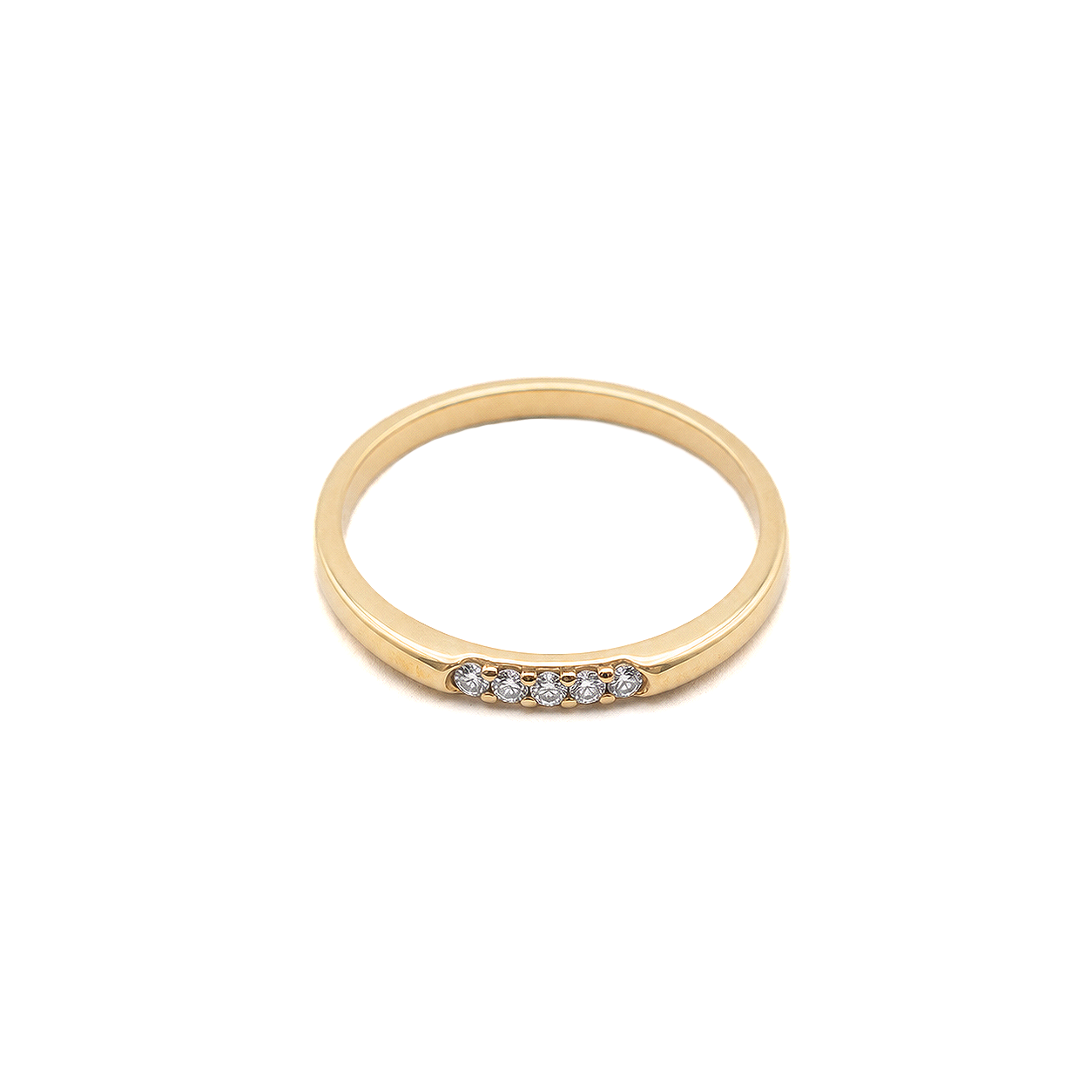 10KT Yellow Gold 0.20 CTW Diamond Ring [A1B2 - K7H50]