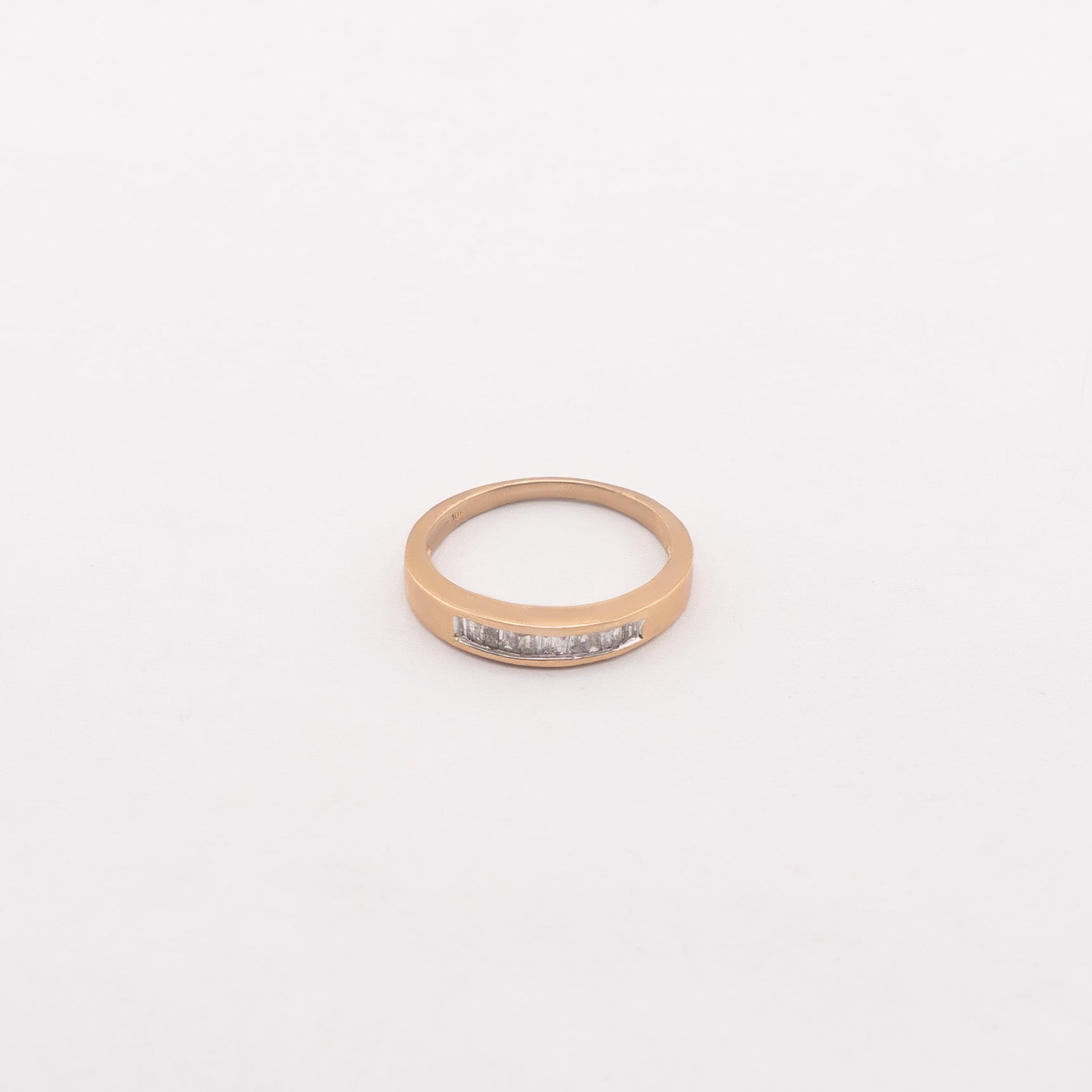 10KT Yellow Gold 0.15 CTW Diamond Ring [A1B2 - K6H00]