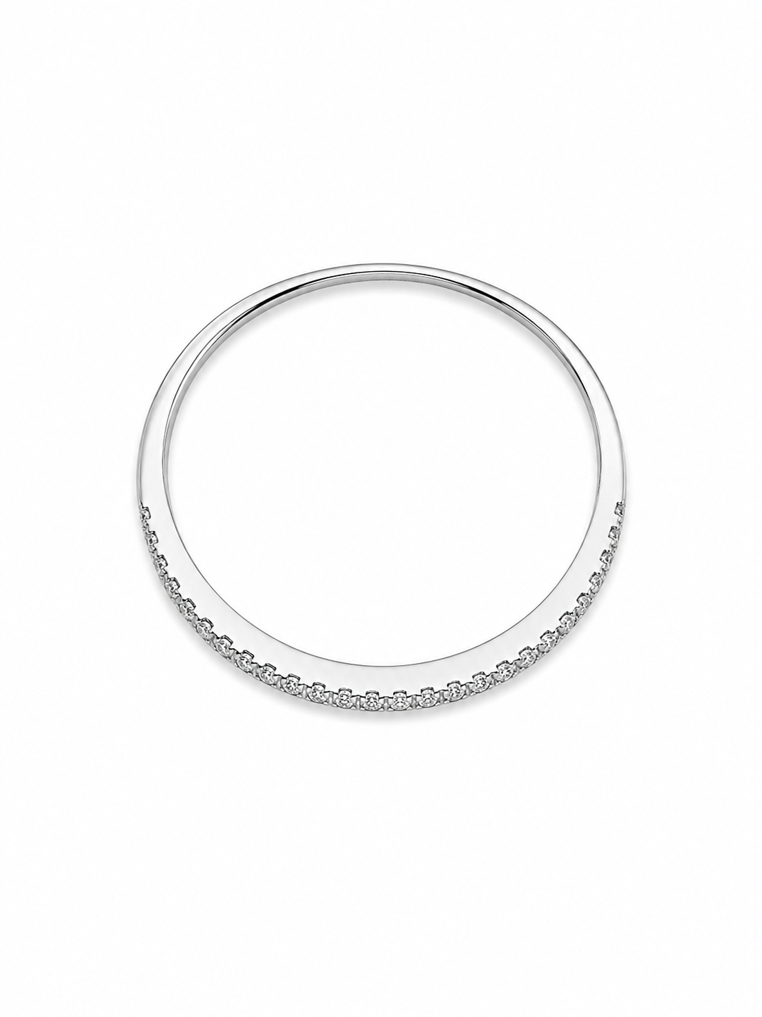 14KT White Gold 0.15 CTW Diamond Ring [K4H50]