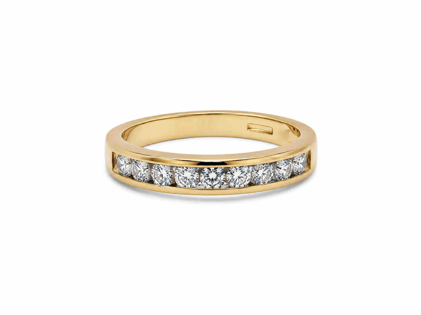 10KT Yellow Gold 0.25 CTW Diamond Band [A2B2 - K6H00]