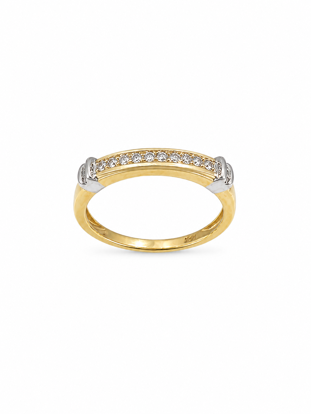 14KT Two Tone 0.25 CTW Diamond Ring [A3B0 - K14H00]