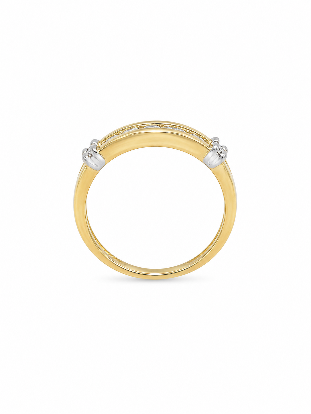 14KT Two Tone 0.25 CTW Diamond Ring [A3B0 - K14H00]