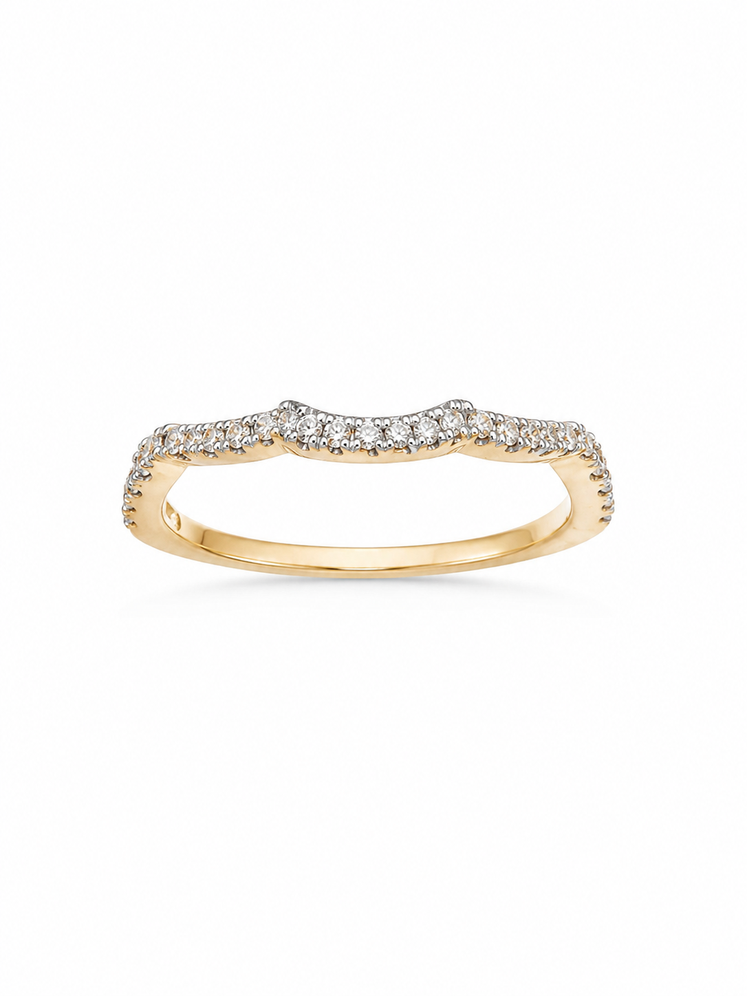14KT Yellow Gold 0.25 CTW Diamond Ring [A1B6 - K11H00]