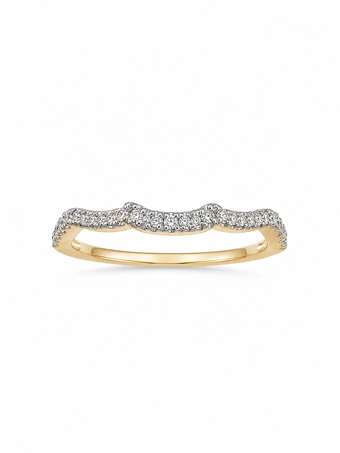 14KT Yellow Gold 0.25 CTW Diamond Ring [A1B6 - K11H00]