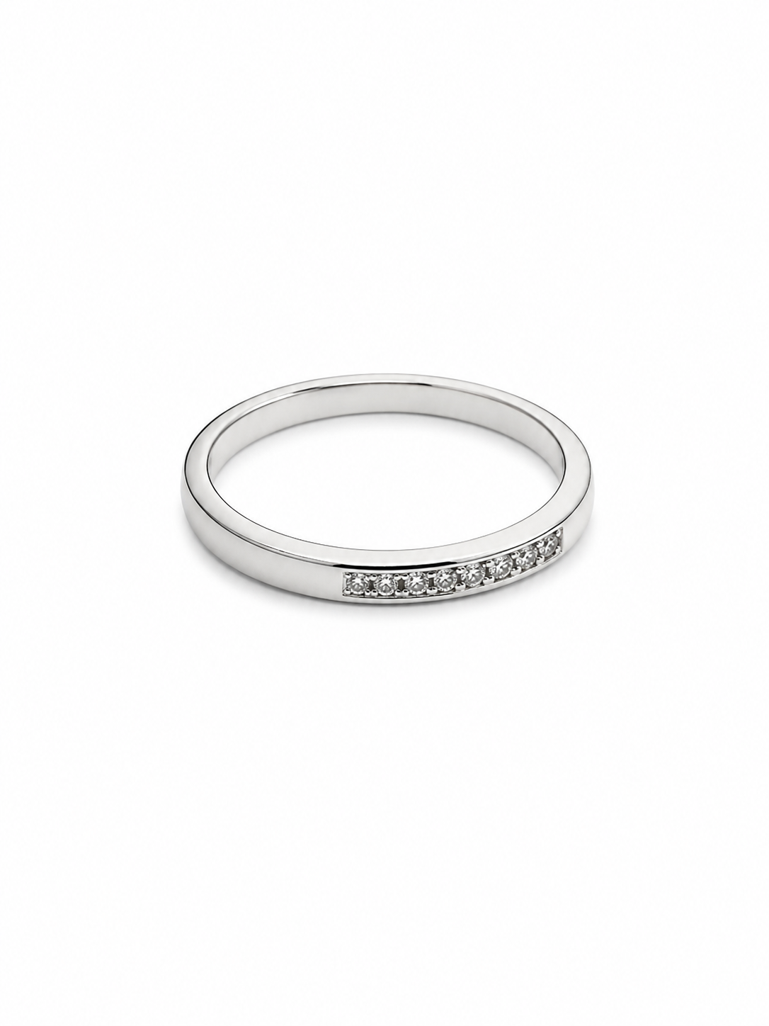 10KT White Gold 0.05 CTW Diamond Ring [A1B3 - K3H50]
