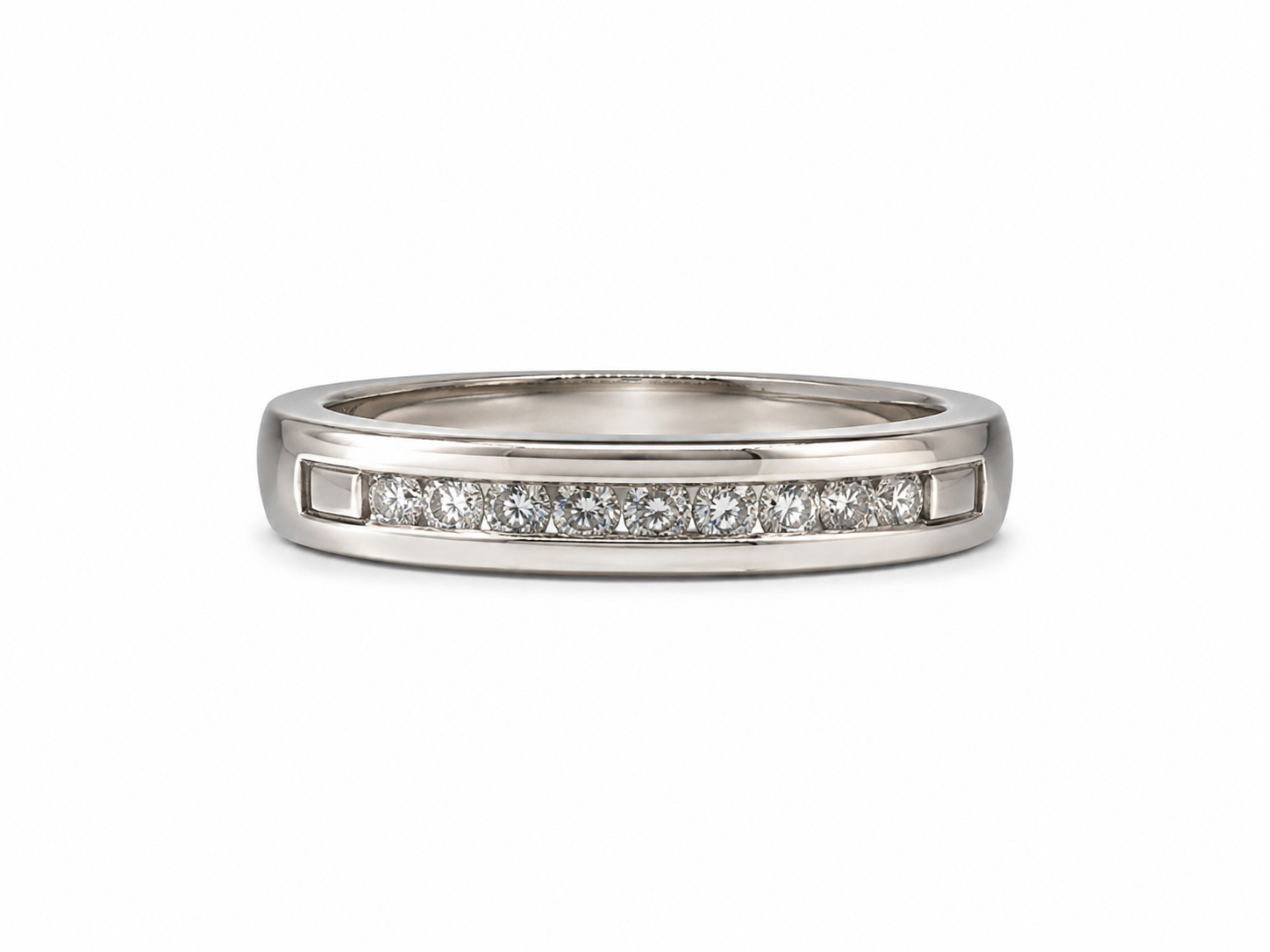 10KT White Gold 0.20 CTW Diamond Ring [A2B3  - KS6H30]1002