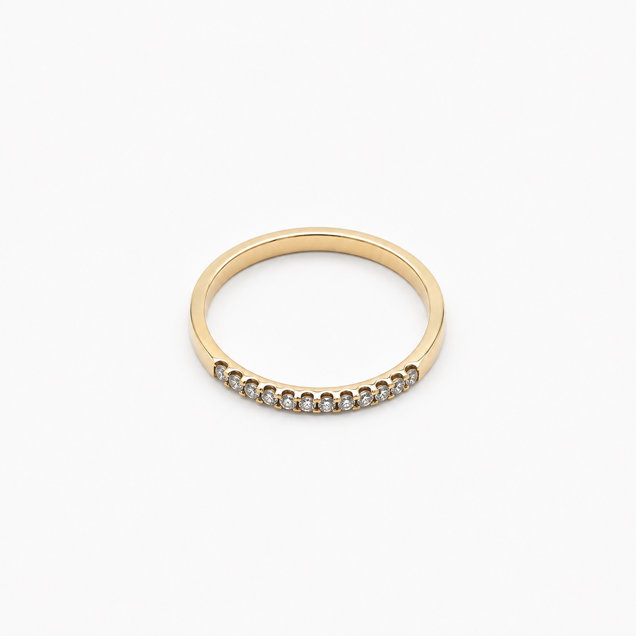 14KT Yellow Gold 0.10 CTW Diamond Ring [A1B4 - K8H00]