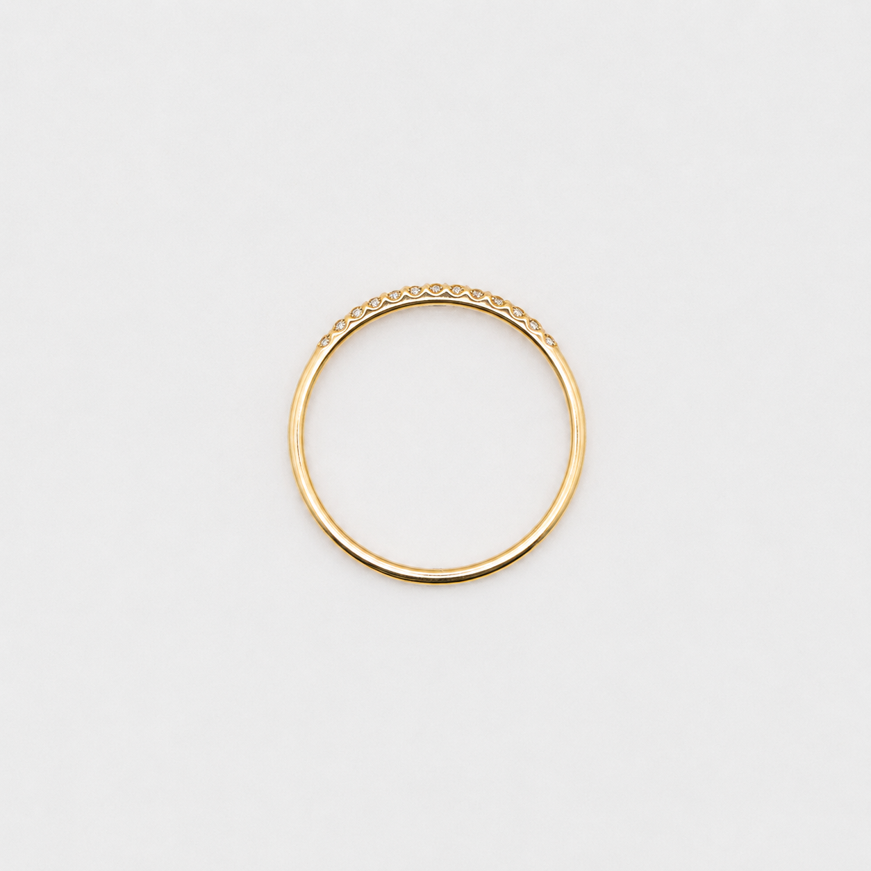 14KT Yellow Gold 0.10 CTW Diamond Ring [A1B4 - K8H00]