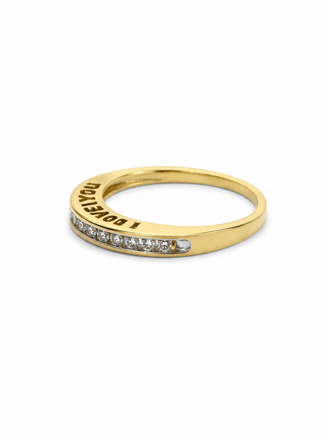 14KT Yellow Gold 0.3 CTW Diamond Ring [A2B5  - KS11H00]