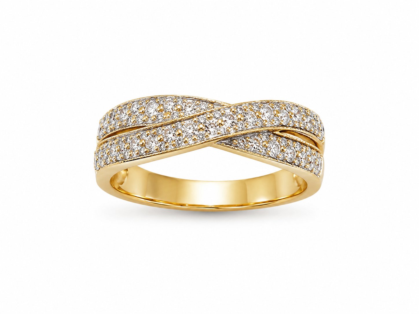 10KT Yellow Gold 0.33 CTW Diamond Ring [A3B1 - K15H00]
