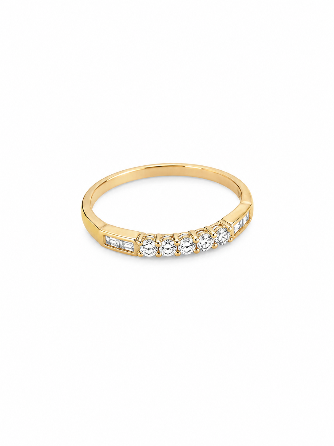 10KT Yellow Gold 0.15 CTW Diamond Ring [K4H75]