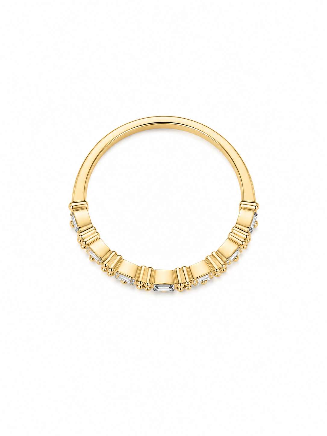 10KT Yellow Gold 0.12 CTW Diamond Ring [A1B5 - K9H00]