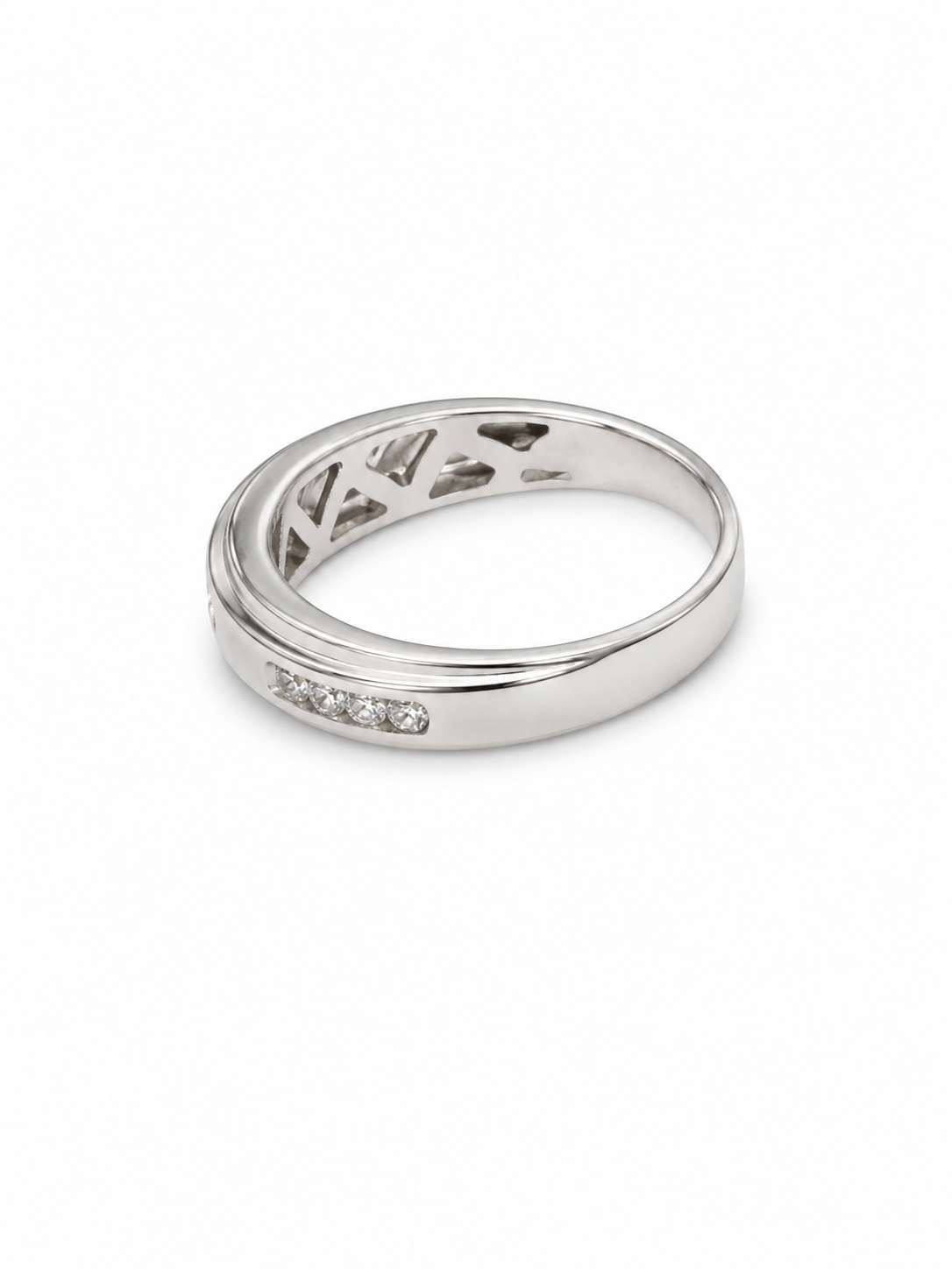 10KT White Gold 0.15 CTW Diamond Ring [A2B7 - KS8H50]