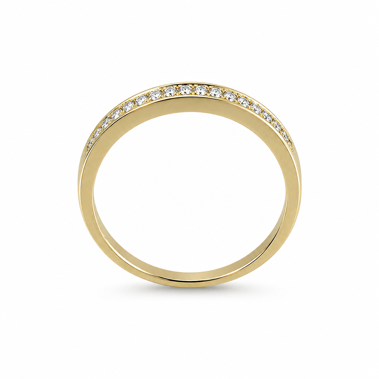 10KT Yellow Gold 0.10 CTW Diamond Ring [A1B5 - K7H50]