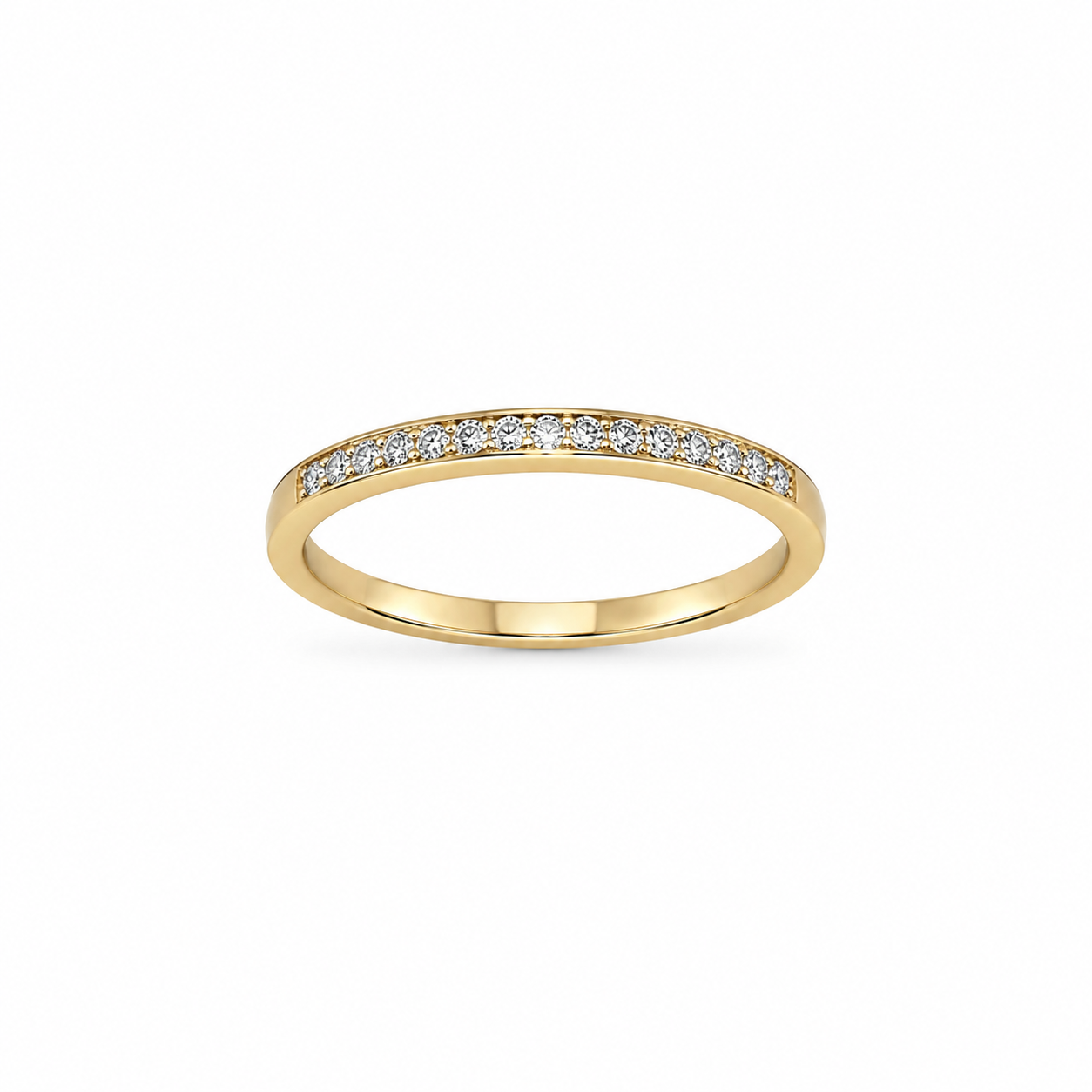 10KT Yellow Gold 0.10 CTW Diamond Ring [A1B5 - K7H50]