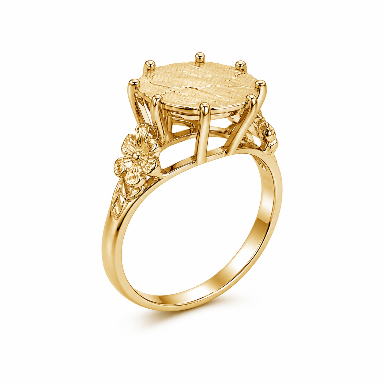 14KT Aries Yellow Gold Ring [A3B5]