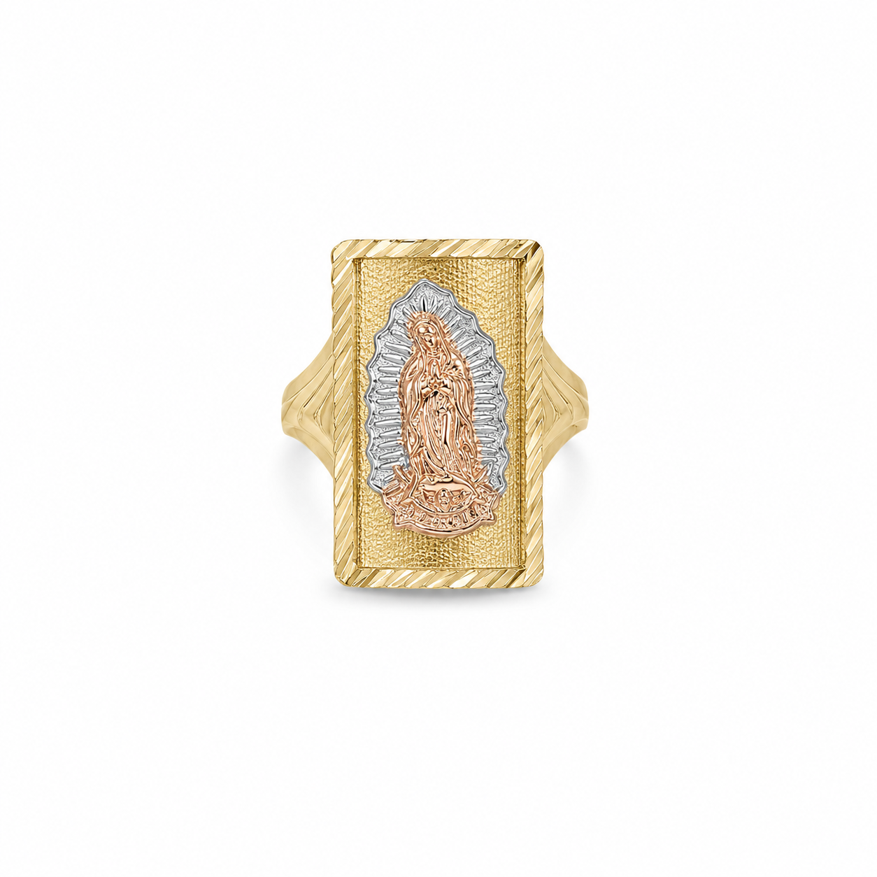 10KT Virgen De Guadalupe Yellow Gold [A5B4]