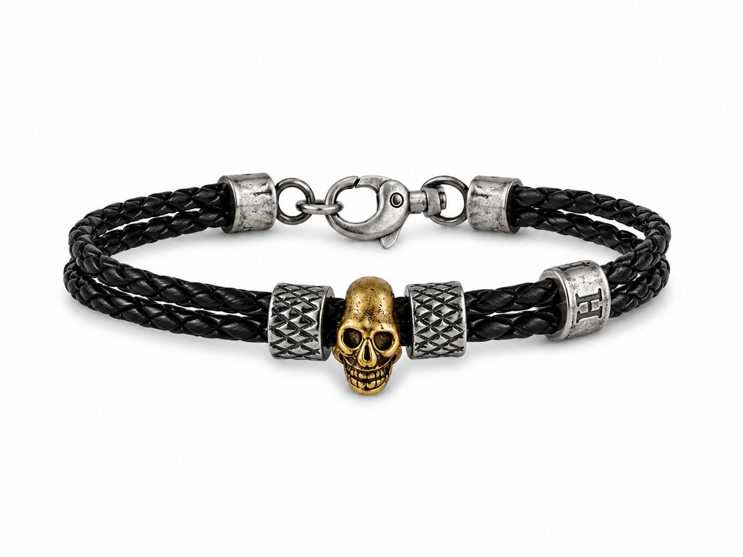 Stainless Steel Black Men's Bracelet