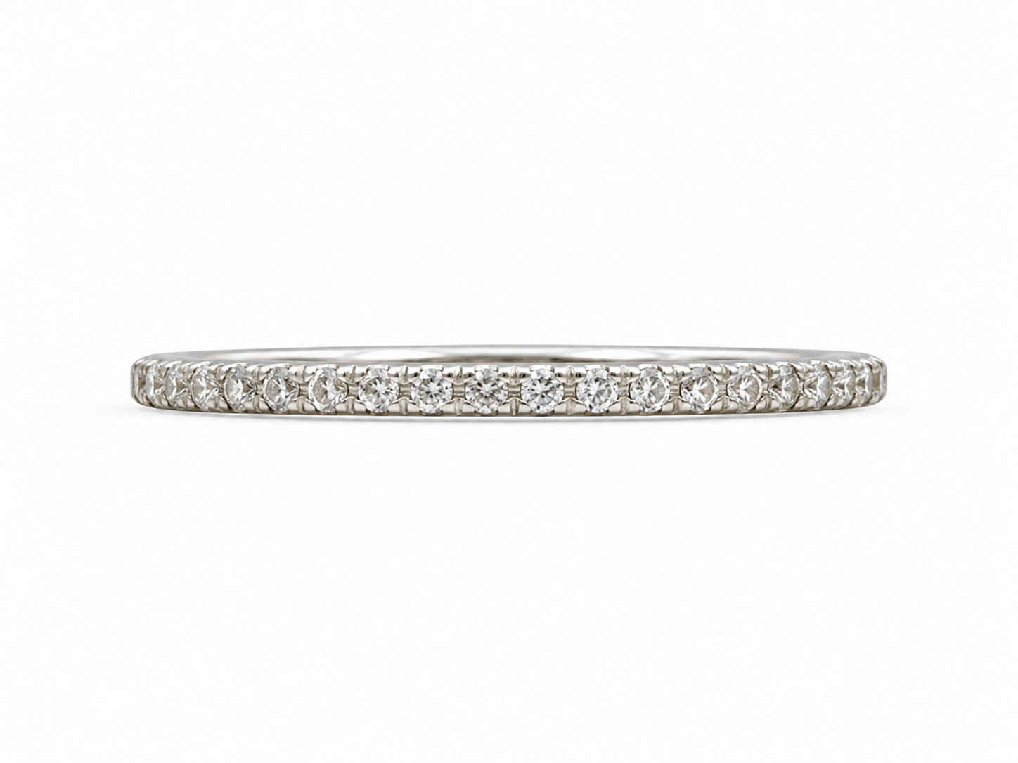 10KT White Gold 0.08 CTW Diamond Ring [A1B7 - K5H00]
