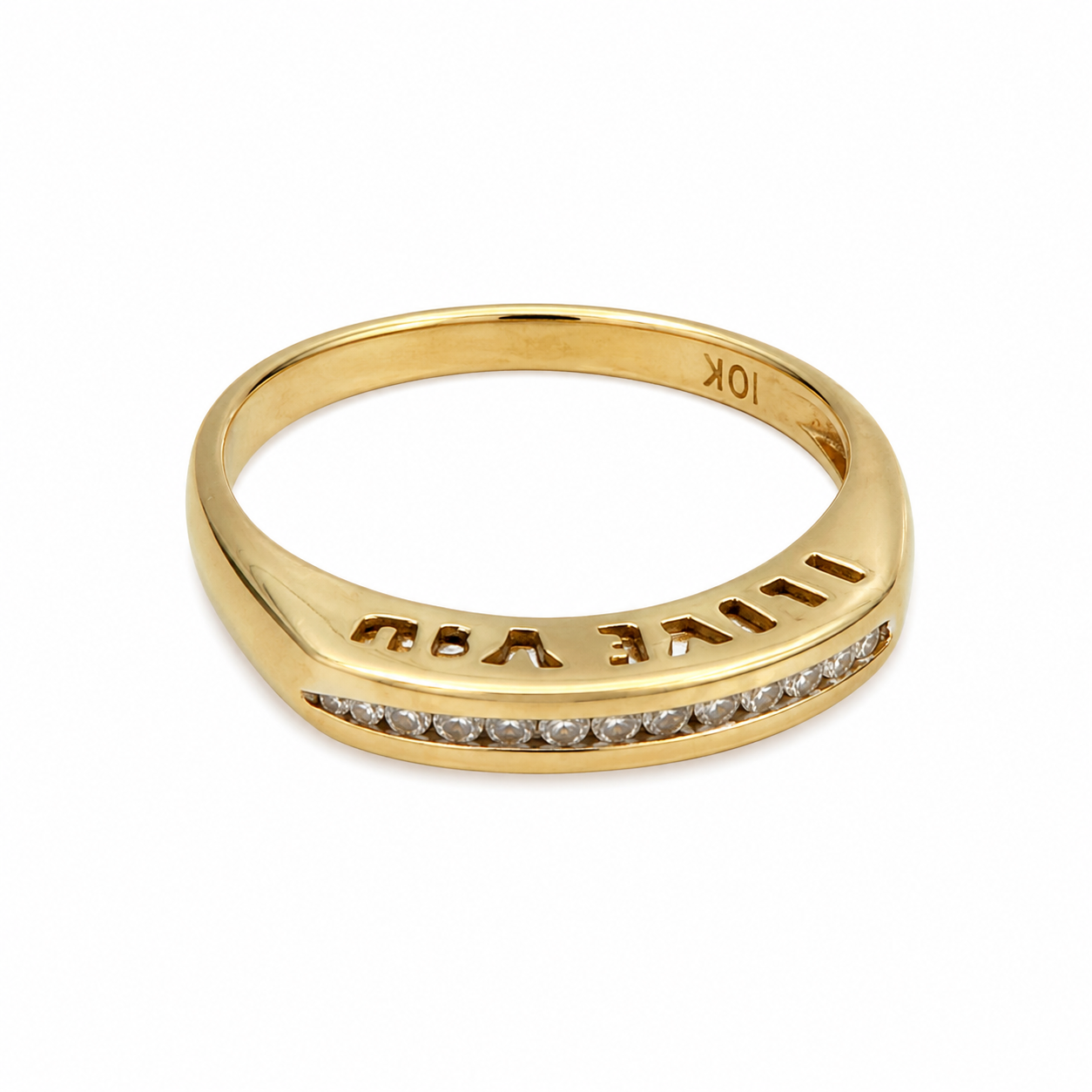 10KT Yellow Gold 0.10 CTW Diamond Ring [A2B5 - KS6H50]